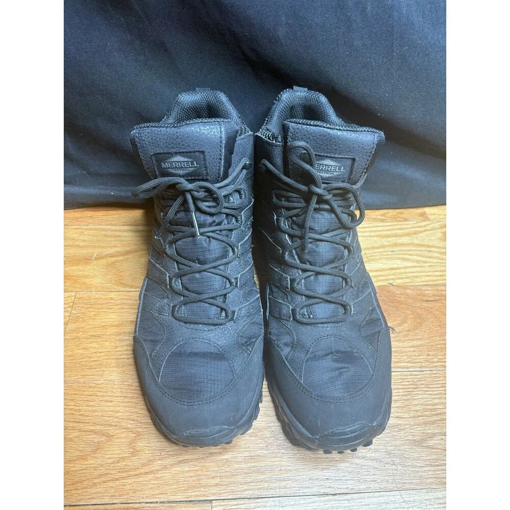 Merrell Moab 2 Tactical Mid Waterproof Black Boots Mens 14 J15853 Vibram Hiking